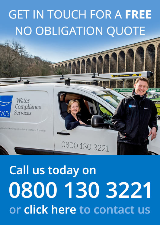 Get a FREE no obligation quote from Water Compliance Services